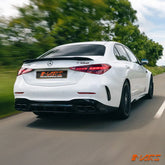C63 - S AMG Style Rear Diffuser Bodykit for Mercedes - Benz C - Class W205 Sedan Sport Bumper Bar & C43 2022+ - Mars Performance